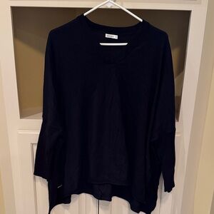 Mersea Black Oversized Boxy Sweater